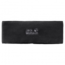 Jack Wolfskin Fleecestirnband Real Stuff - warm, leicht, elastisch - schwarz Damen